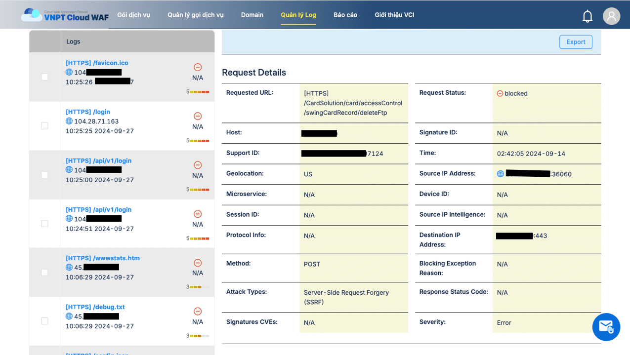 dịch vụ bảo vệ web cloud vnpt